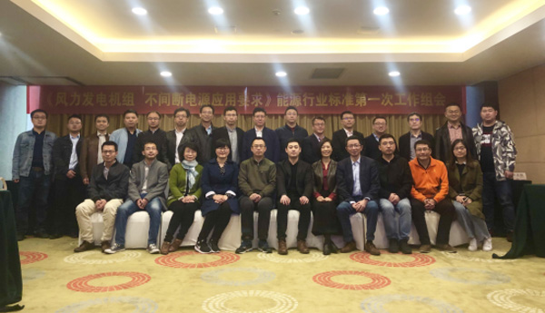 yp街机风电主持编制的首个能源行业标准启动会在杭召开